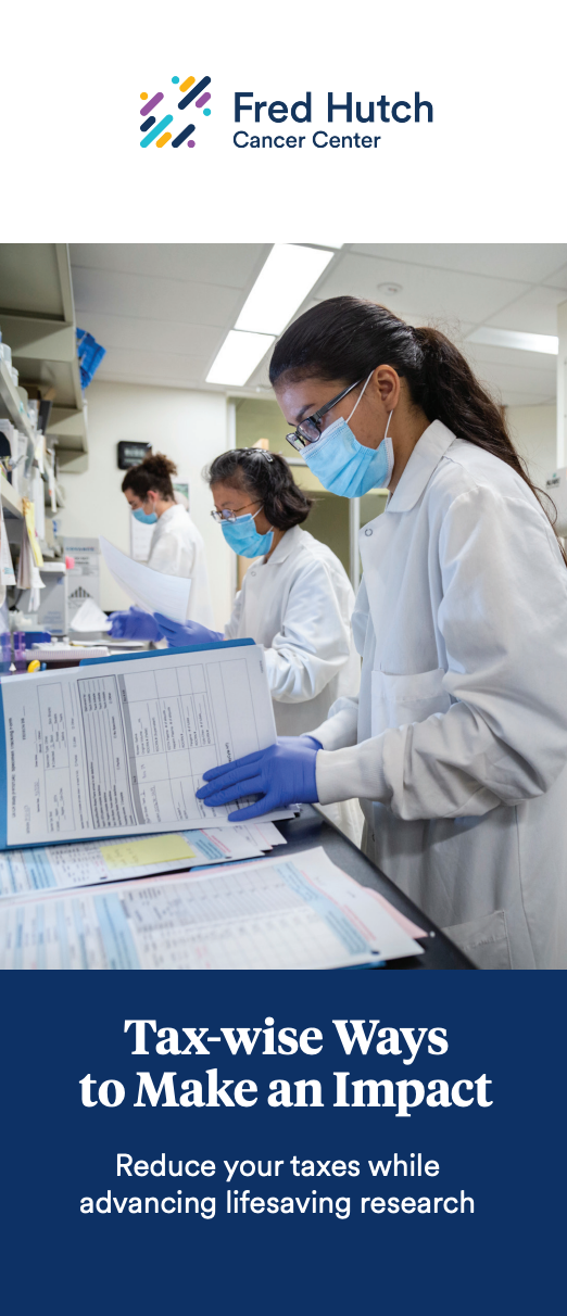 Tax Ways - FH Support The Future of My Favorite Charity brochure cover